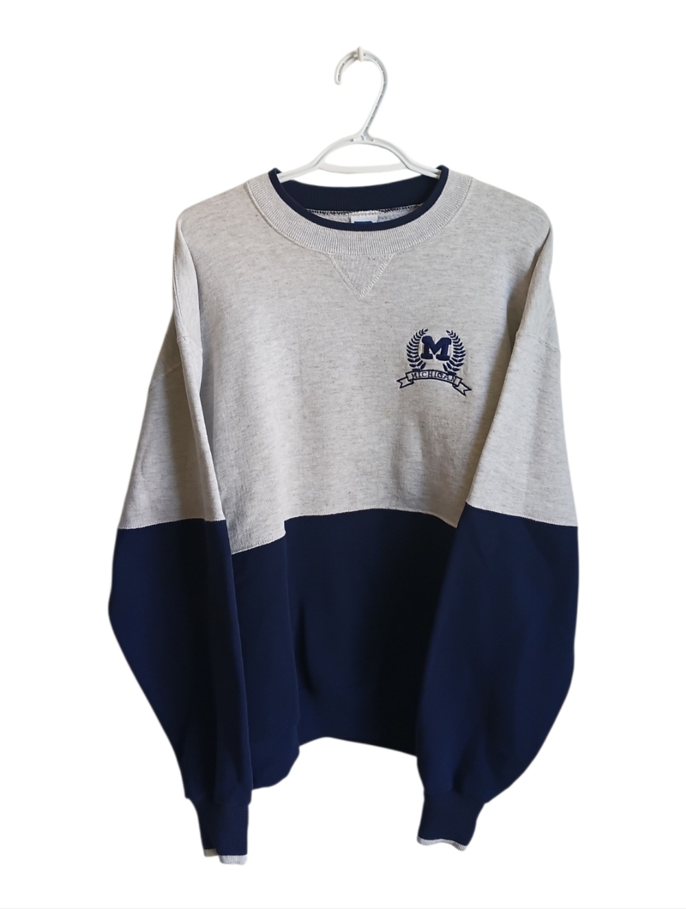 Vintage Russell Athletic Michigan Wolverines Crewneck Sweatshirt  XL Rare Sports
